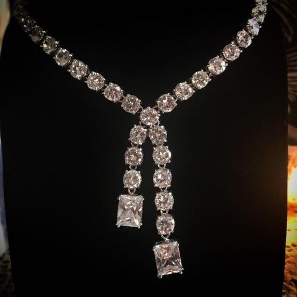 Jewelry - EXQUISITE 925 TENNIS NECKLACE